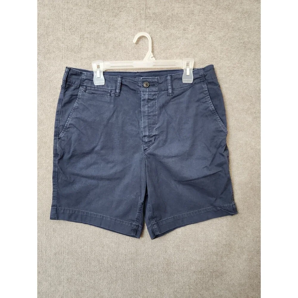 American Eagle Next Level Flex Shorts Mens 34 Blue Classic Fit Stretch